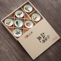 Japanese Tea Cup Set – Kutaniyaki Seven Lucky Gods 7 Cups