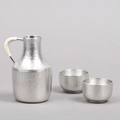 Sake Set – Osaka Suzuki Handcrafted Tin Flagon & 2 Cups