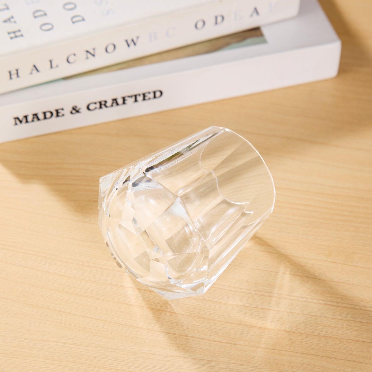 Crystal Whiskey Glass Edo Kiriko Hikari Tsuzumi Hand-Cut | Japanese Artisan Glassware