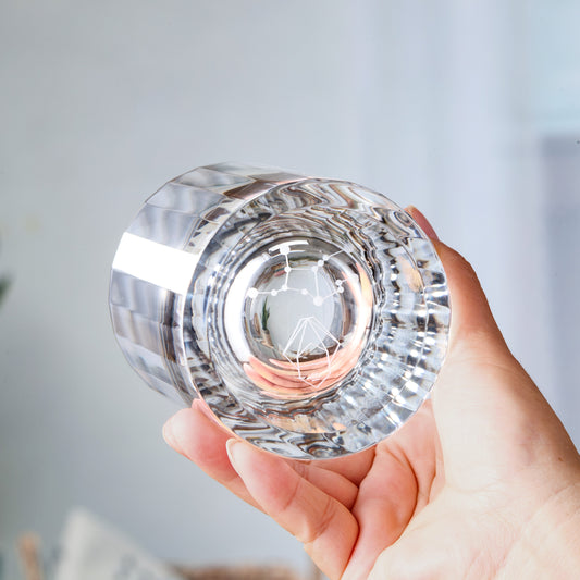 Whiskey Glass Zodiac Constellation – Edo Kiriko 12 Signs Crystal