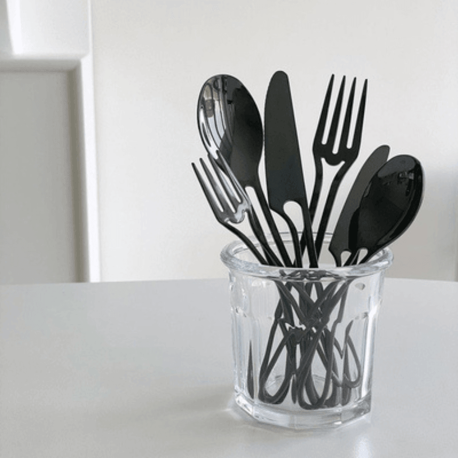 Flatware Set 5-Piece Stainless Steel | Hollow Handle Cutlery