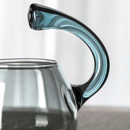 Tea Set Glass Magnetic Auto Dispenser Loose Leaf Brewing Set
