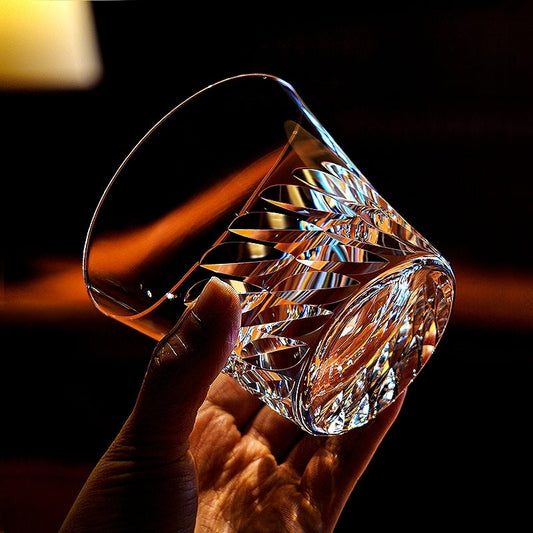 Whiskey Glass Tenshi no Tsubasa – Edo Kiriko Angel Wing Crystal
