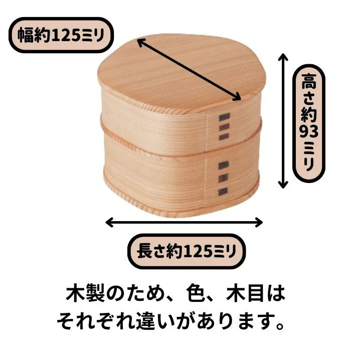 Bento Box Magewappa – Odate Akita Cedar Ume Blossom Handcrafted