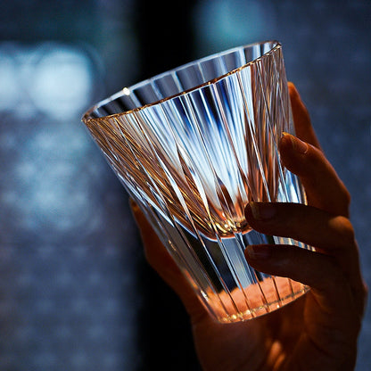 Whiskey Glass Starlit Guqin – Edo Kiriko Handcrafted Crystal