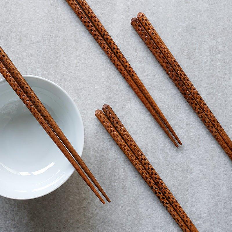 Japanese Wooden Chopsticks – Natural Wood Multi-Color Everyday