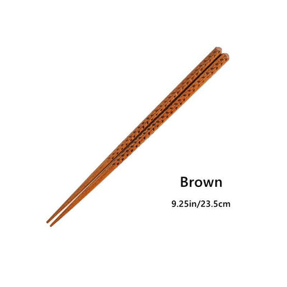 Japanese Wooden Chopsticks – Natural Wood Multi-Color Everyday
