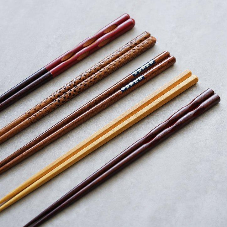 Japanese Wooden Chopsticks – Natural Wood Multi-Color Everyday