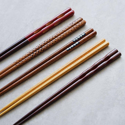 Japanese Wooden Chopsticks – Natural Wood Multi-Color Everyday