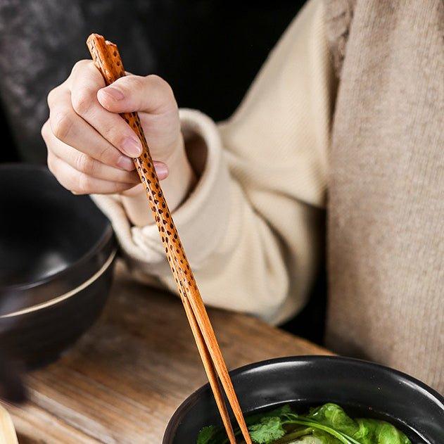 Japanese Wooden Chopsticks – Natural Wood Multi-Color Everyday