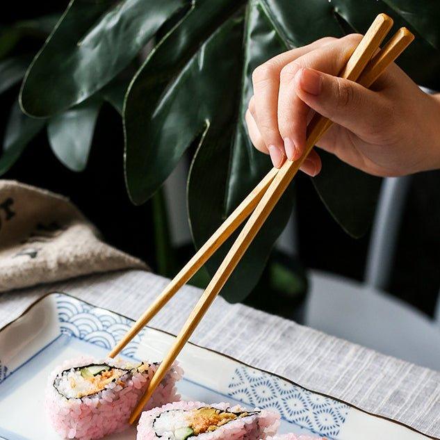 Japanese Wooden Chopsticks – Natural Wood Multi-Color Everyday