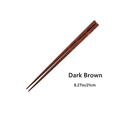 Japanese Wooden Chopsticks – Natural Wood Multi-Color Everyday