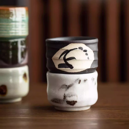 Ceramic Tea Cup Set – Mino Ware Yuugiri Evening Mist Hand-Painted