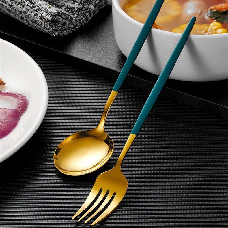 Chopsticks Knife Fork Spoon Gift Set | Stainless Steel