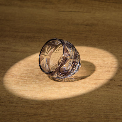Sake Cup Usumurasaki Guinomi – Edo Kiriko Handcrafted Crystal