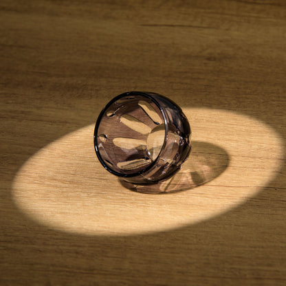 Sake Cup Usumurasaki Guinomi – Edo Kiriko Handcrafted Crystal