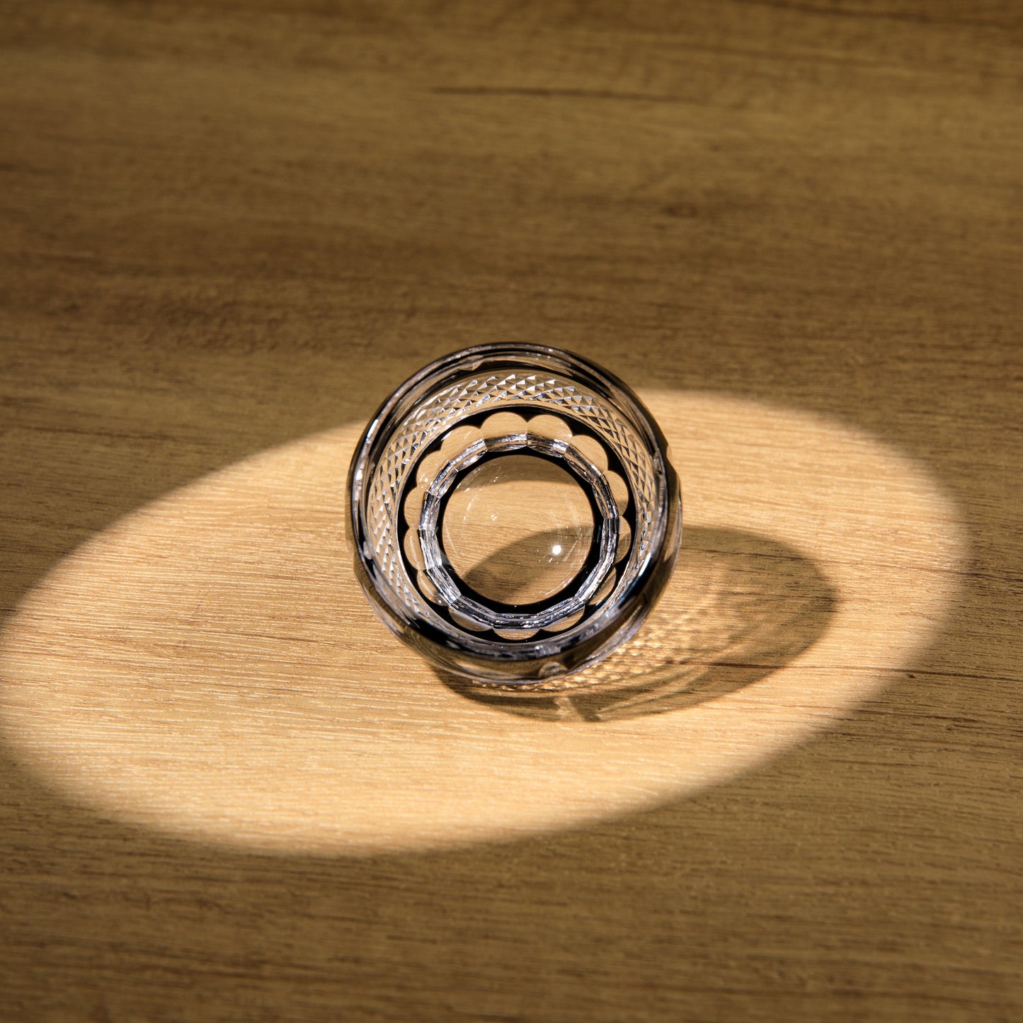 Sake Cup Usumurasaki Guinomi – Edo Kiriko Handcrafted Crystal