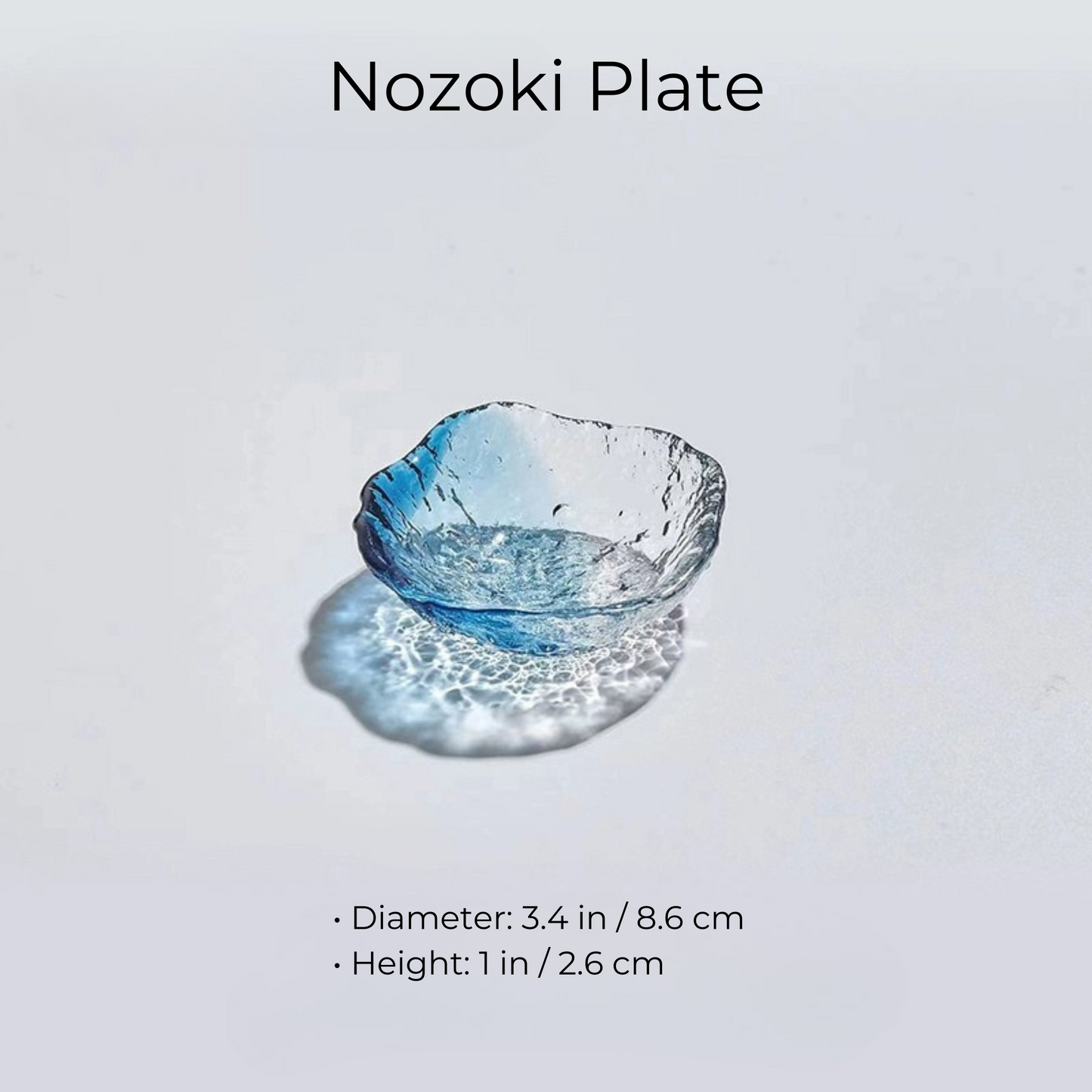 Japanese Glass Plate & Bowl Set – Seiro Pure Dew Tableware Collection
