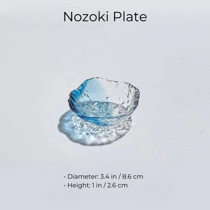 Japanese Glass Plate & Bowl Set – Seiro Pure Dew Tableware Collection