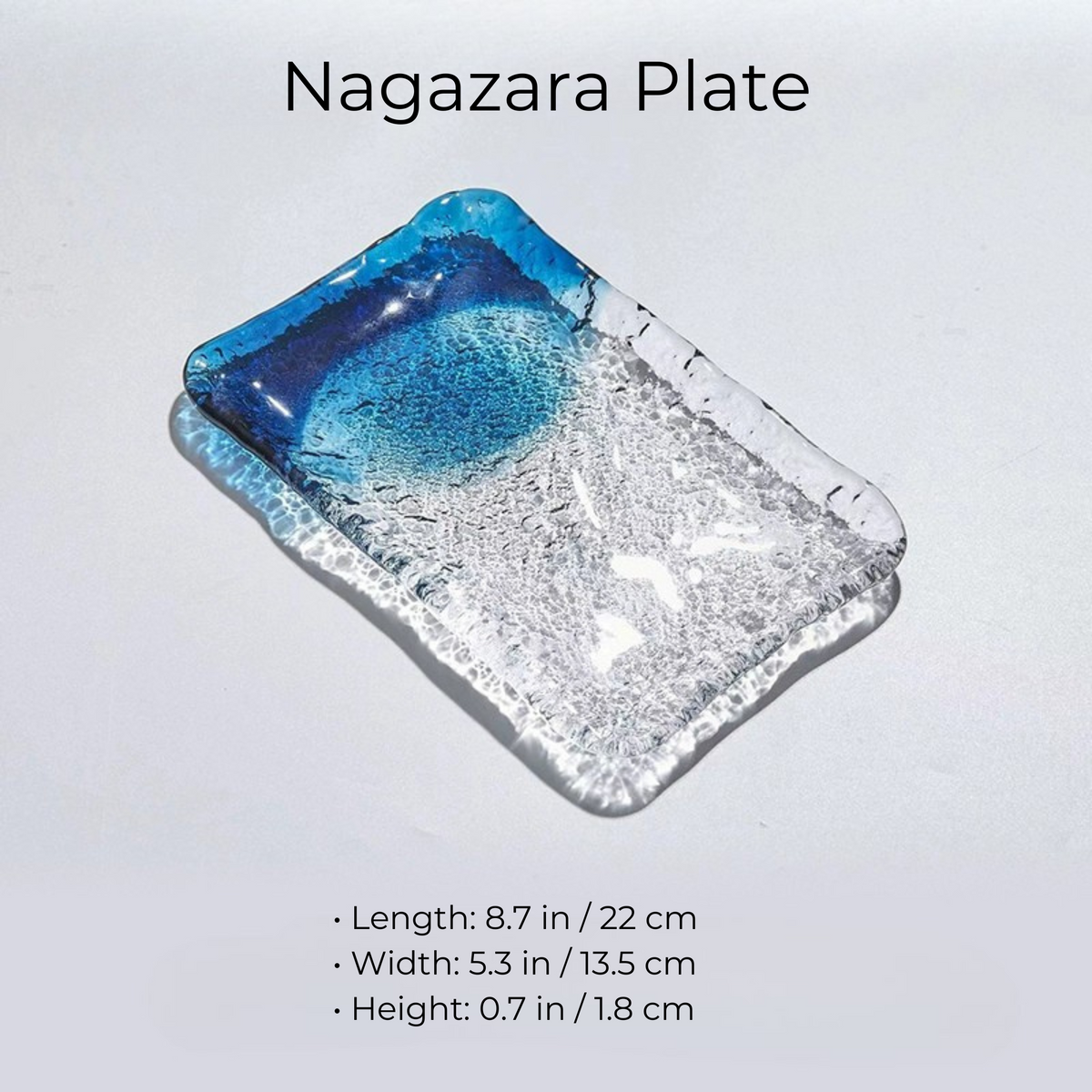 Japanese Glass Plate & Bowl Set – Seiro Pure Dew Tableware Collection