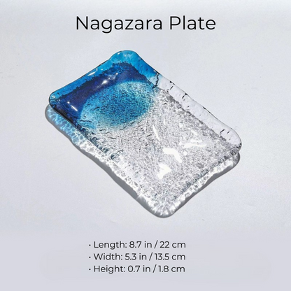 Japanese Glass Plate & Bowl Set – Seiro Pure Dew Tableware Collection