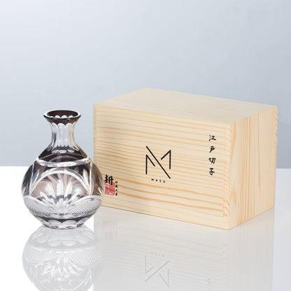 Sake Glass Set Edo Kiriko Gure – Japanese Hand-Cut Crystal Collection