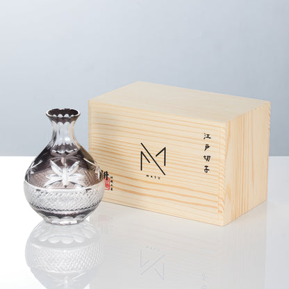 Sake Glass Set Edo Kiriko Gure – Japanese Hand-Cut Crystal Collection