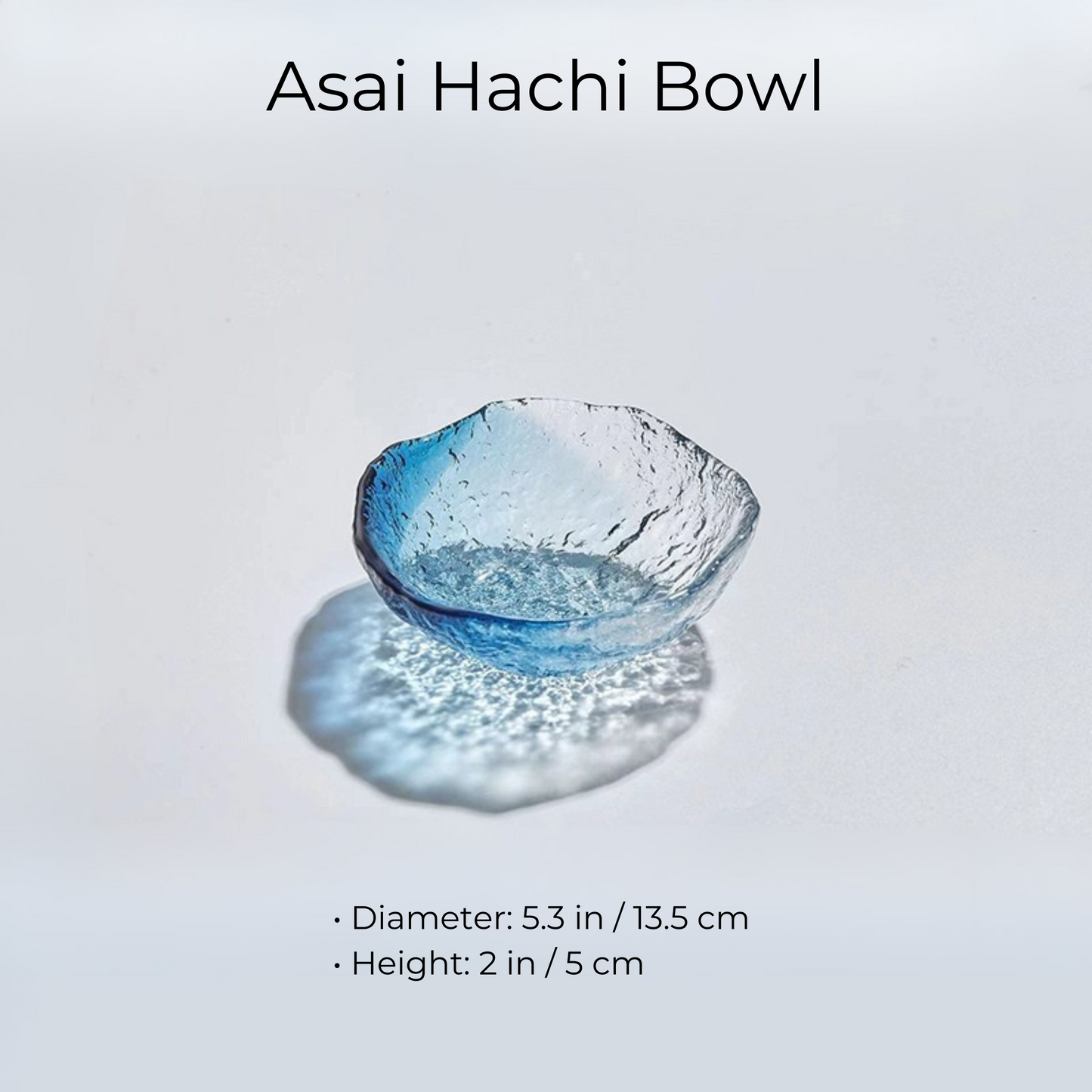 Japanese Glass Plate & Bowl Set – Seiro Pure Dew Tableware Collection