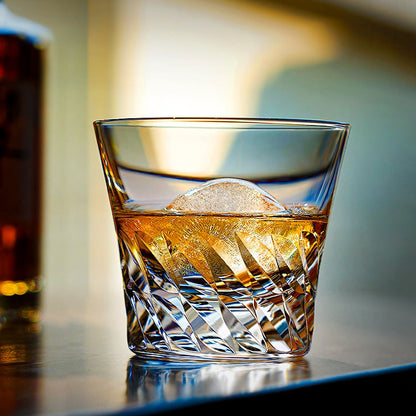 Whiskey Glass Tenshi no Tsubasa – Edo Kiriko Angel Wing Crystal