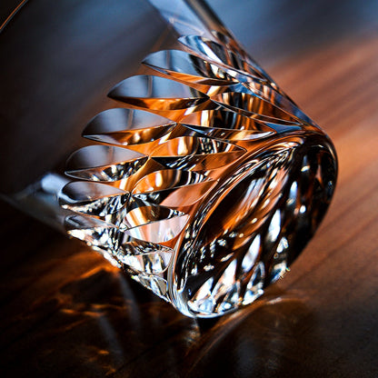 Whiskey Glass Tenshi no Tsubasa – Edo Kiriko Angel Wing Crystal