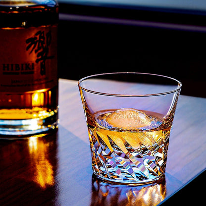 Whiskey Glass Tenshi no Tsubasa – Edo Kiriko Angel Wing Crystal