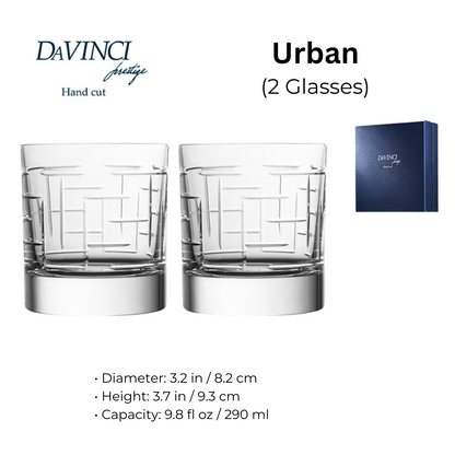 Whiskey Glasses Set Davinci Italian with Decanter – Made in Italy | Urban, Skultura, Touch & Grosseto