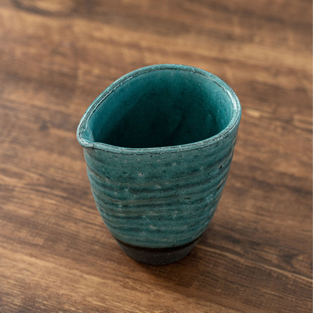 Sake Set – Mino Ware Blue Pine Ice-Crackle Glaze Gift