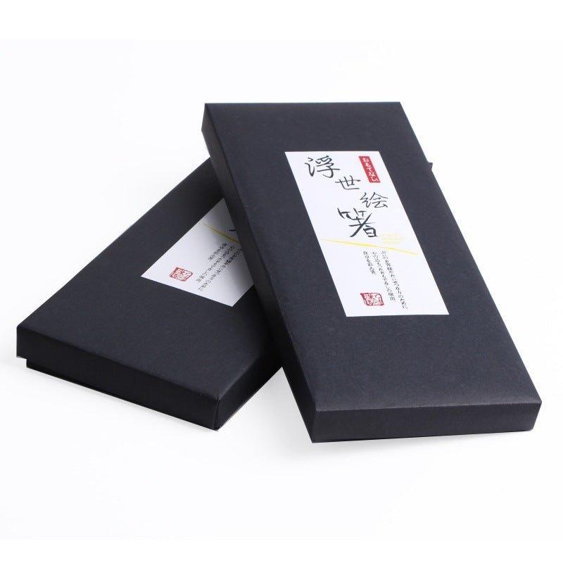 Wooden Chopsticks Set of 5 Pairs – Multi-Color with Gift Box