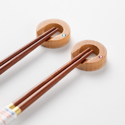 ISHIDA Wooden Chopsticks Wedding Gift His Hers Blue Pink Japan Box