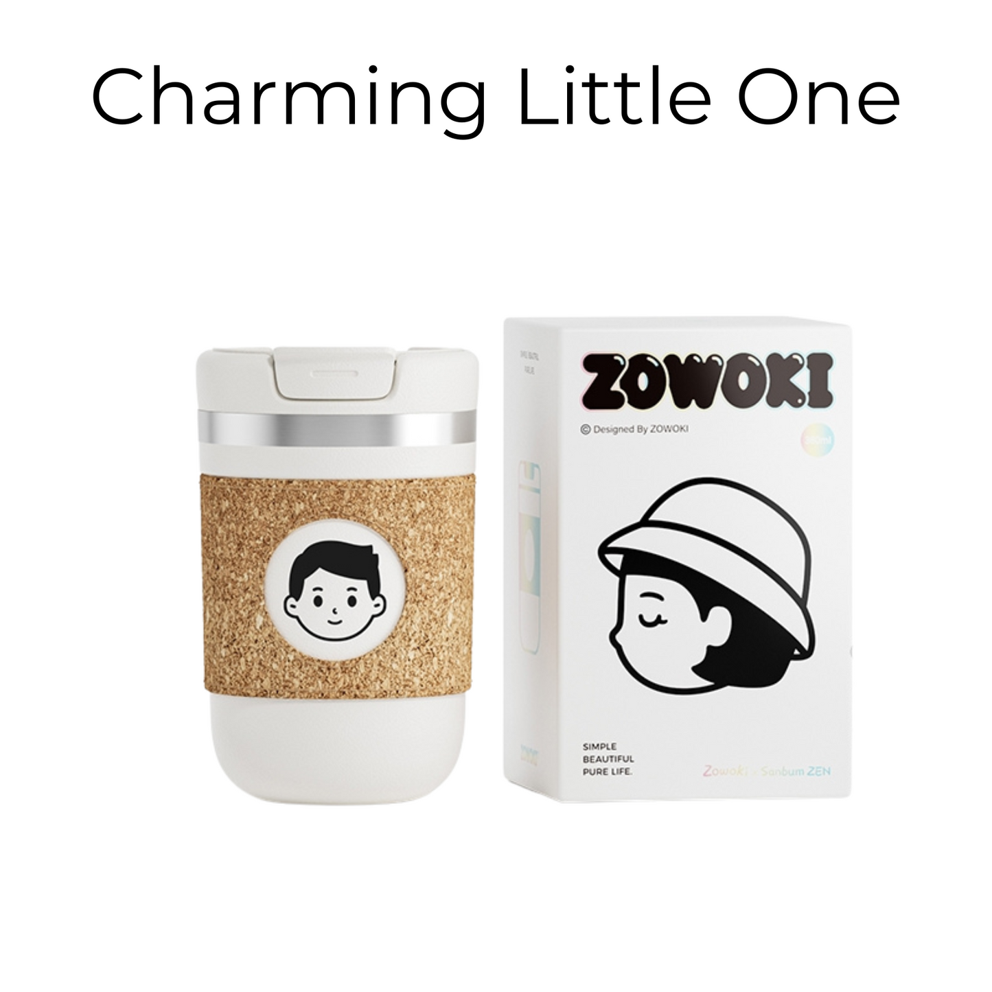 Travel Coffee Cup Stainless Steel | Leather Sleeve Tumbler