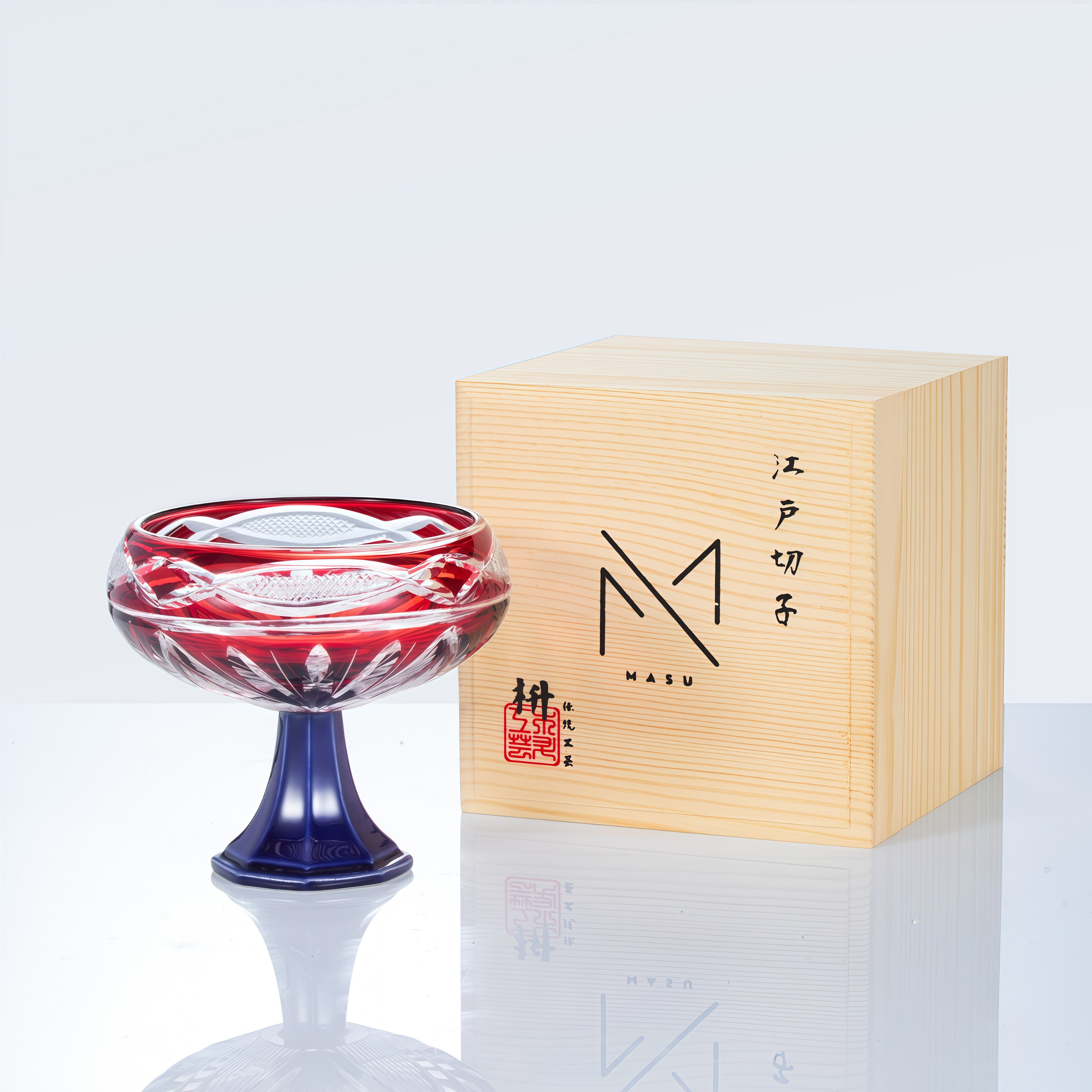 Sake Glass Souka Collection – Edo Kiriko Handcrafted Crystal