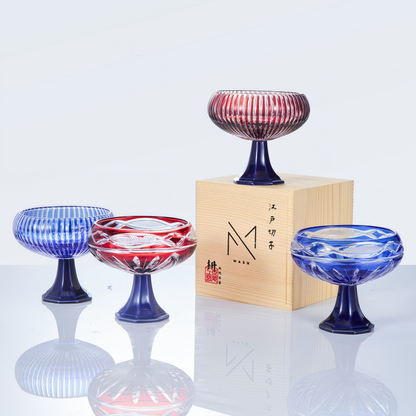 Sake Glass Souka Collection – Edo Kiriko Handcrafted Crystal