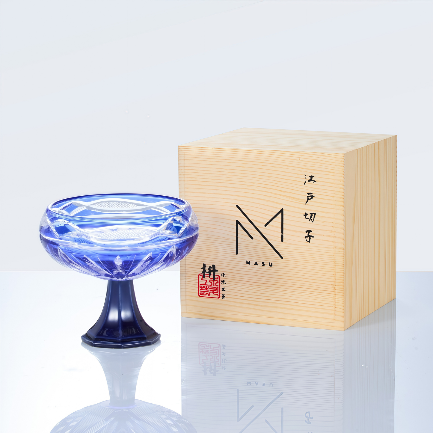 Sake Glass Souka Collection – Edo Kiriko Handcrafted Crystal