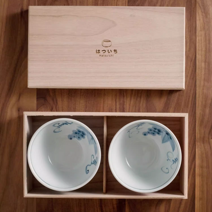 Couple Bowl Set – Arita Ware Tafuku Porcelain Wedding Gift
