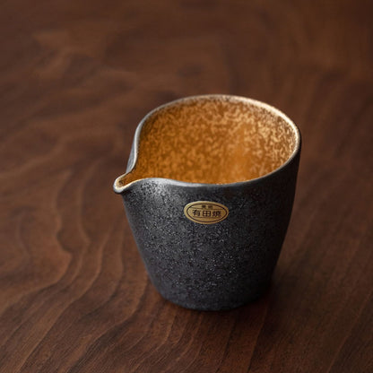 Tea Set Arita Ware Kintenmoku Crystalline Glaze Handcrafted Japanese Ceramic Teacup Tea Pitcher Gift Box Made in Japan