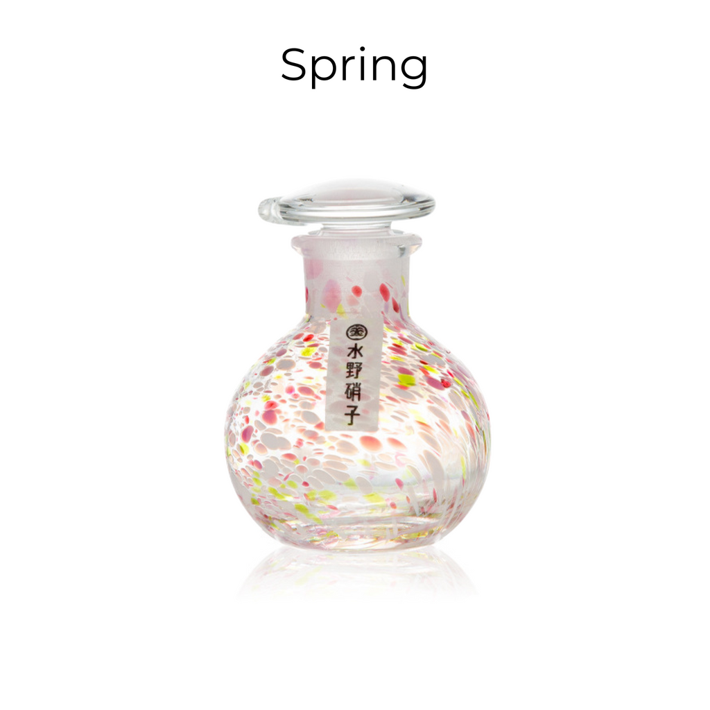 Soy Sauce Bottle Japanese Glass | 4 Seasons Handcrafted Set