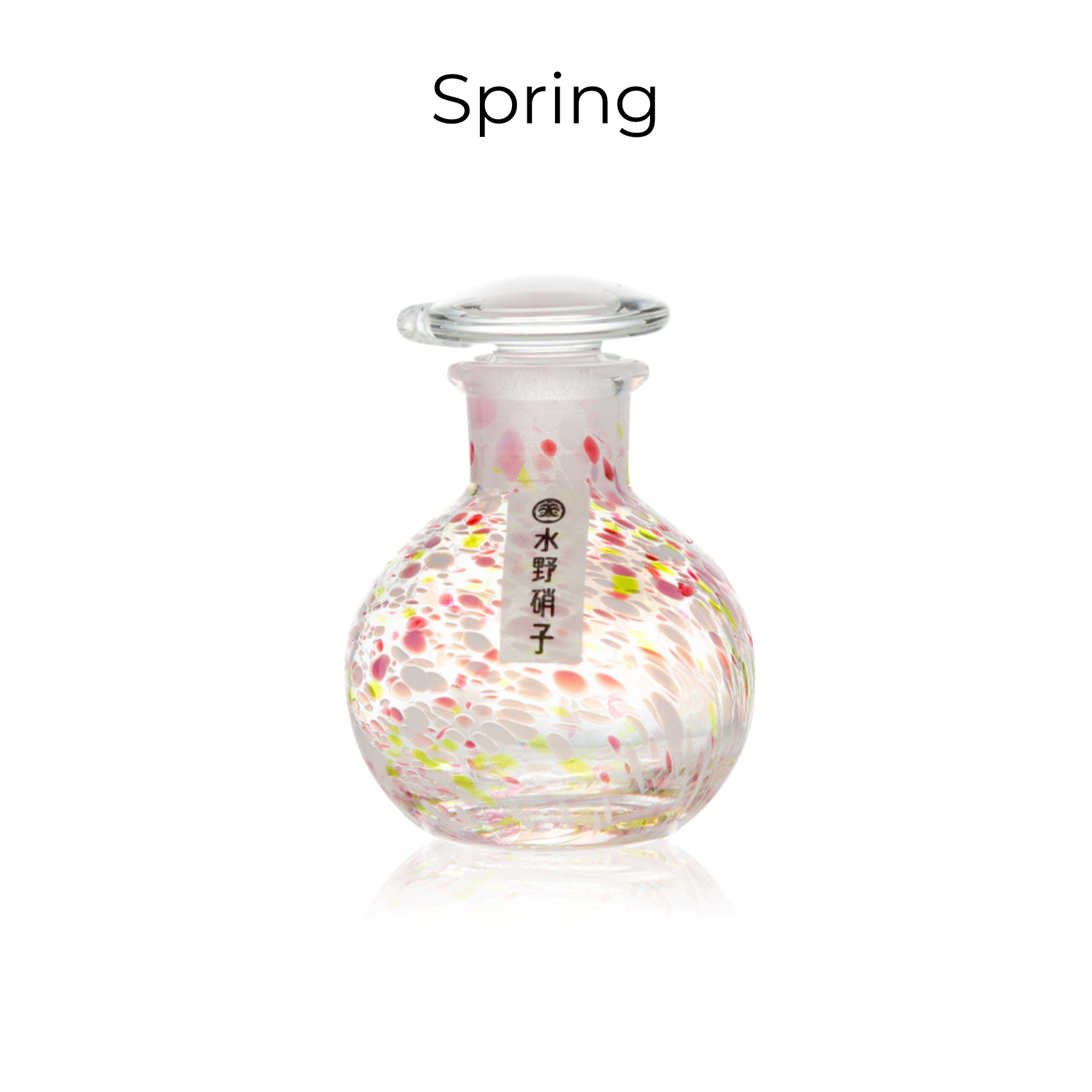 Soy Sauce Bottle Japanese Glass | 4 Seasons Handcrafted Set
