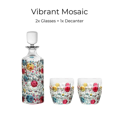 Crystal Whisky Decanter Set – Bohemia Lisboa Eleganza Bohemian Glass