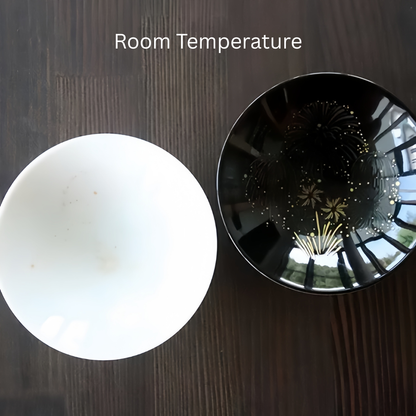 Sake Cup Set – Mino Ware Color-Changing Fireworks Ceramic