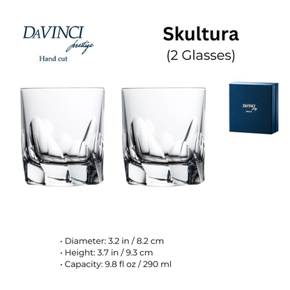 Whiskey Glasses Set Davinci Italian with Decanter – Made in Italy | Urban, Skultura, Touch & Grosseto