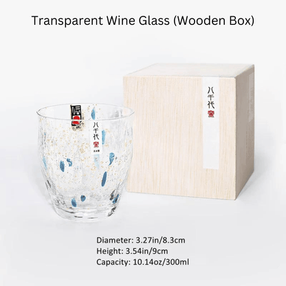 Japanese Galaxy Crystal Glass – Sake Whisky Tea Wine Gift