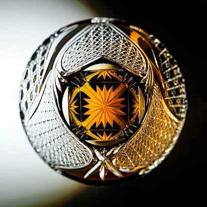 Whiskey Glass Spade Serenity – Edo Kiriko Poker Series Crystal