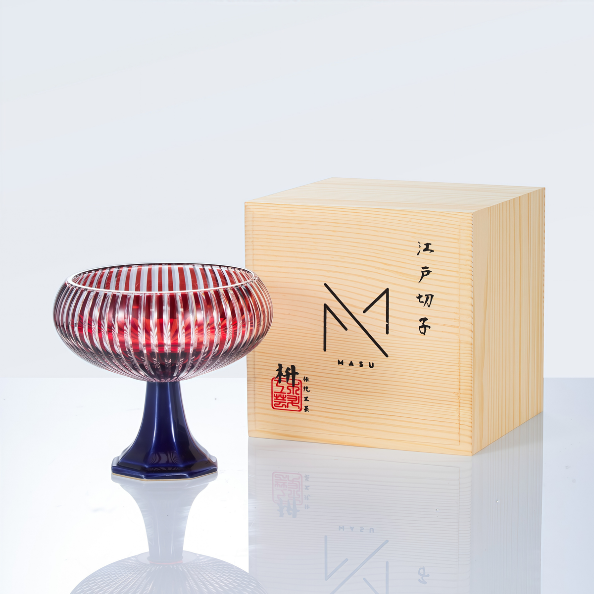 Sake Glass Souka Collection – Edo Kiriko Handcrafted Crystal