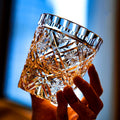 Whiskey Glass Edo Kiriko Hana Blossom Hand-Cut Crystal | Japanese Artisan Glassware